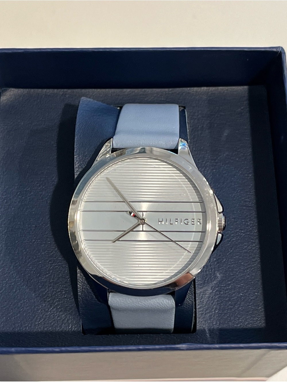 TOMMY HILFIGER 1782101 - Jam Tangan Wanita Kulit Original - Blue with Box.